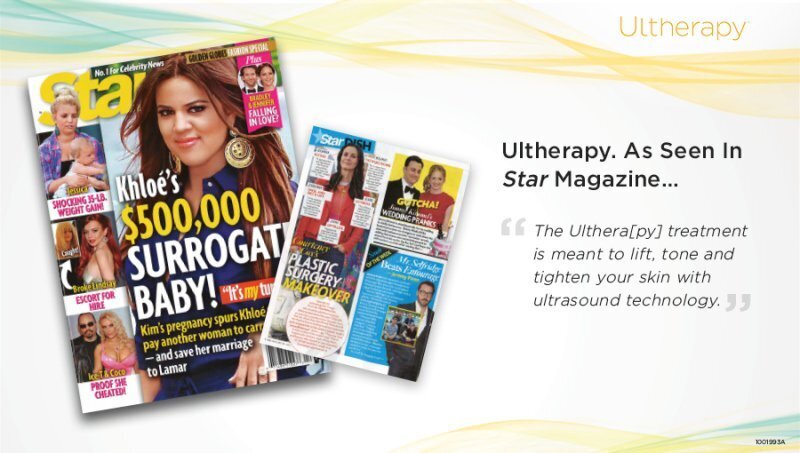 Ultherapy as seen in Star Magazine