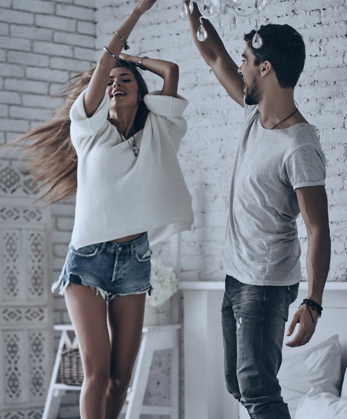 Two Hyperhidrosis Treatment patients dancing