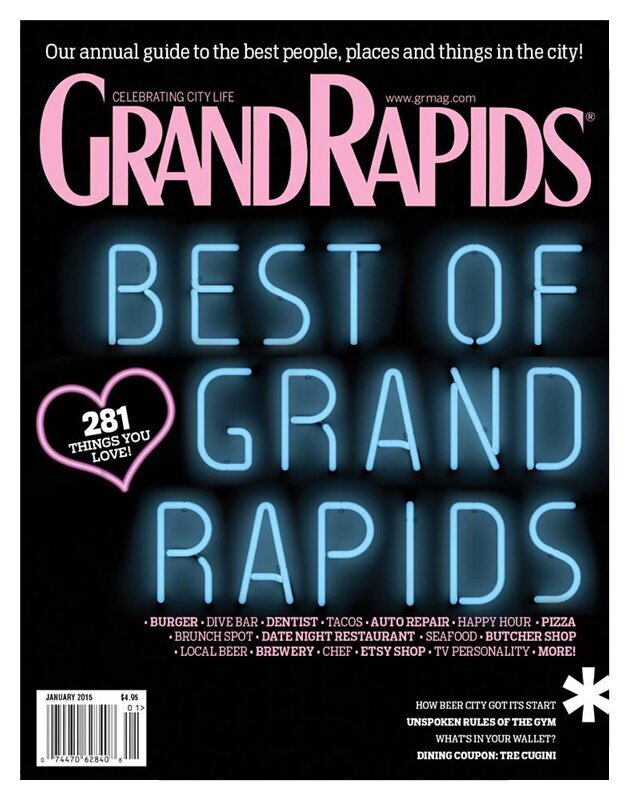 Grand Rapids Magazine - Best of Grand Rapids (Neon Sign)