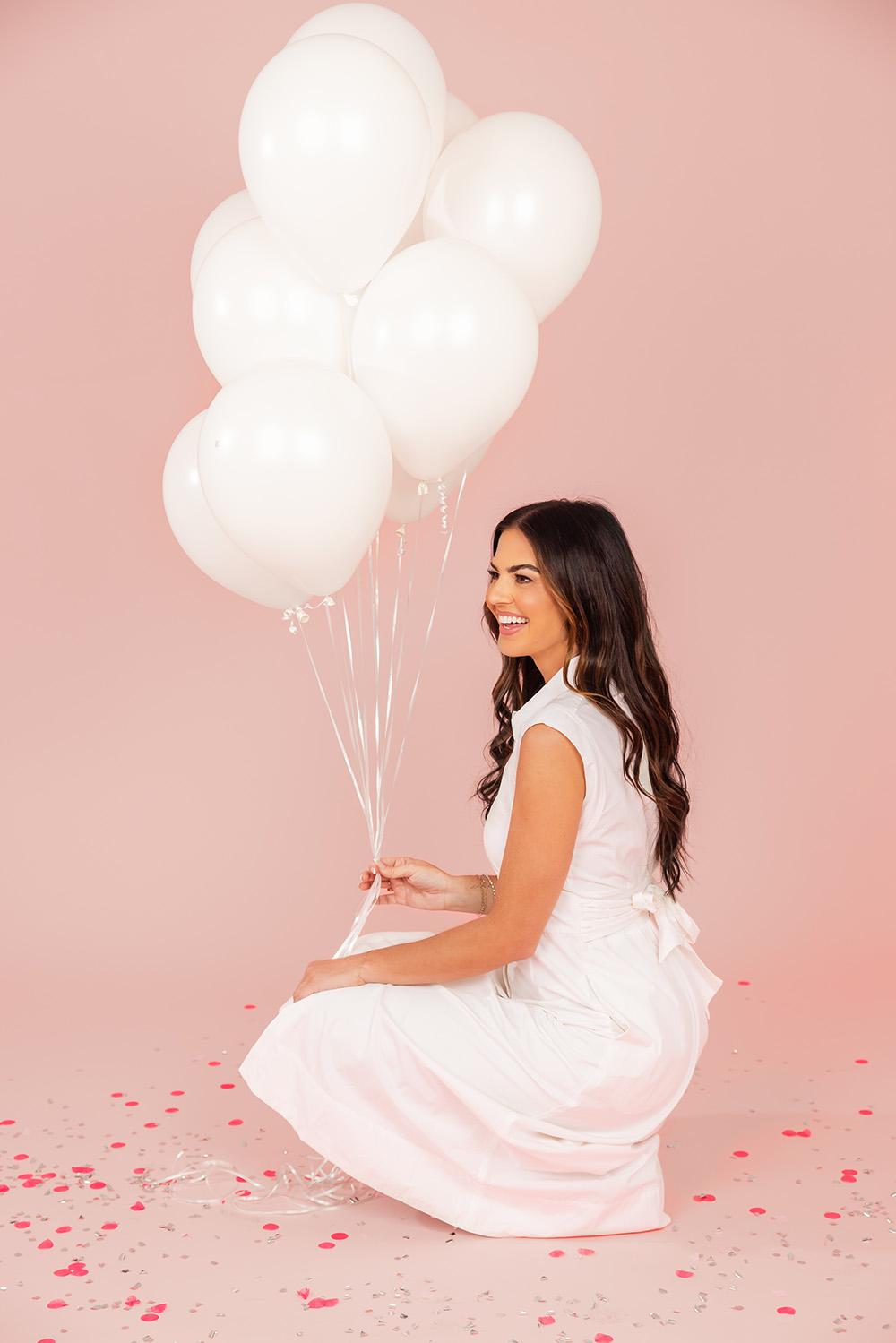 Celebrating All That Glows with balloons